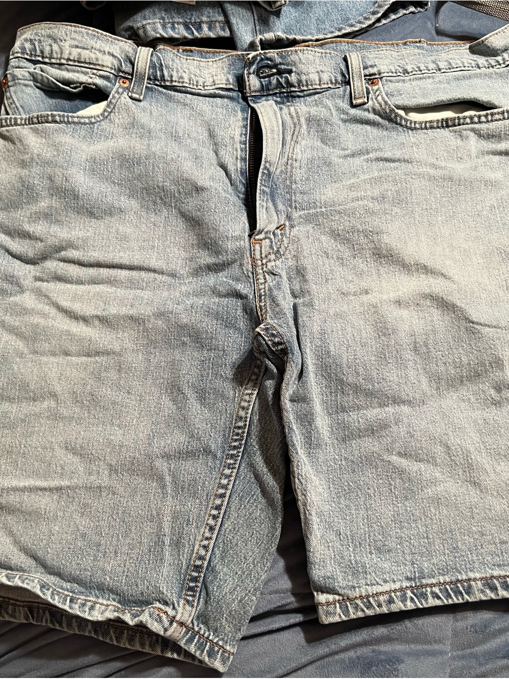 Levi's Light Wash Denim Shorts